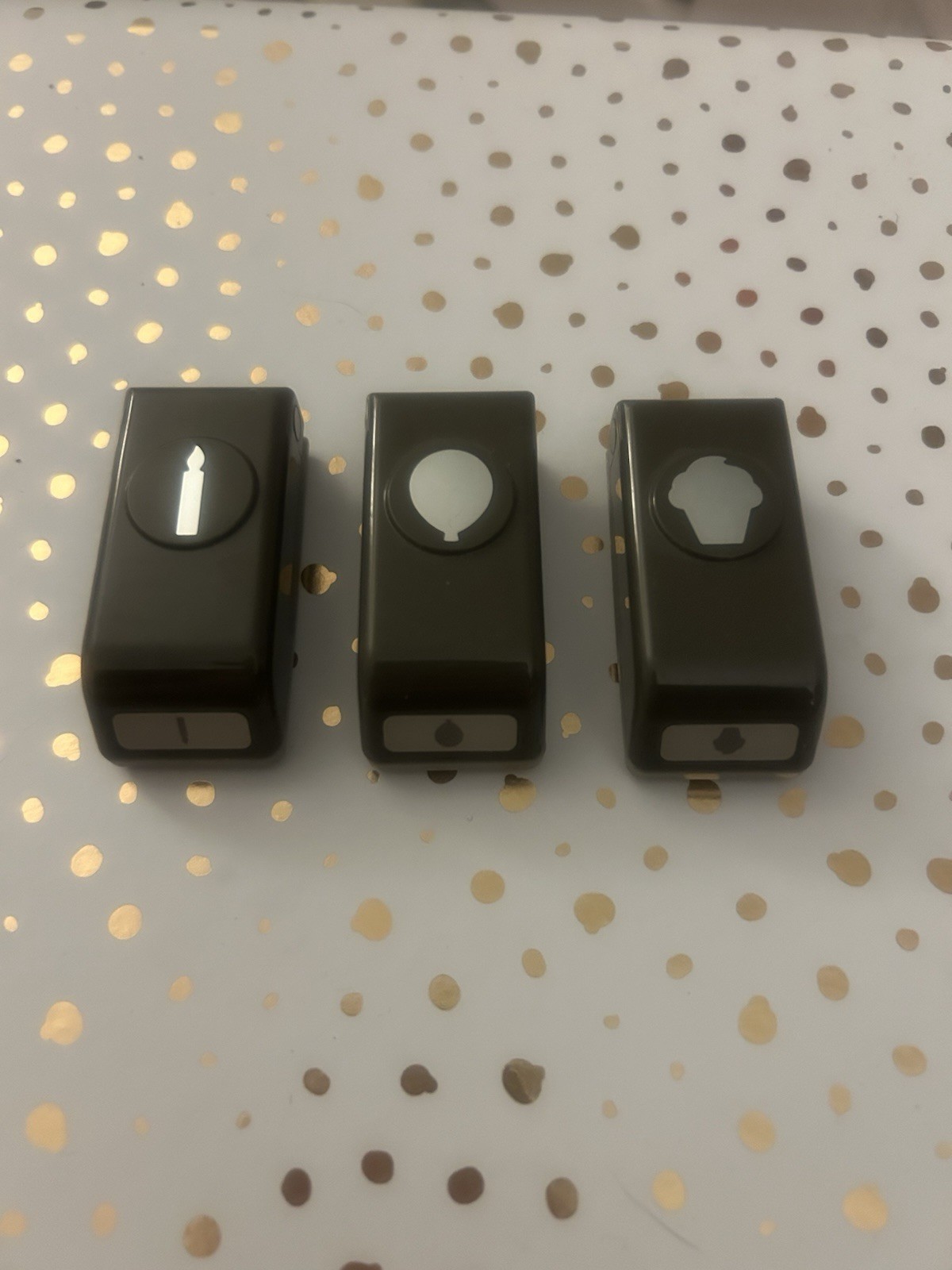 STAMPIN UP BIRTHDAY THEME MINI PUNCHES - Set Of 3
