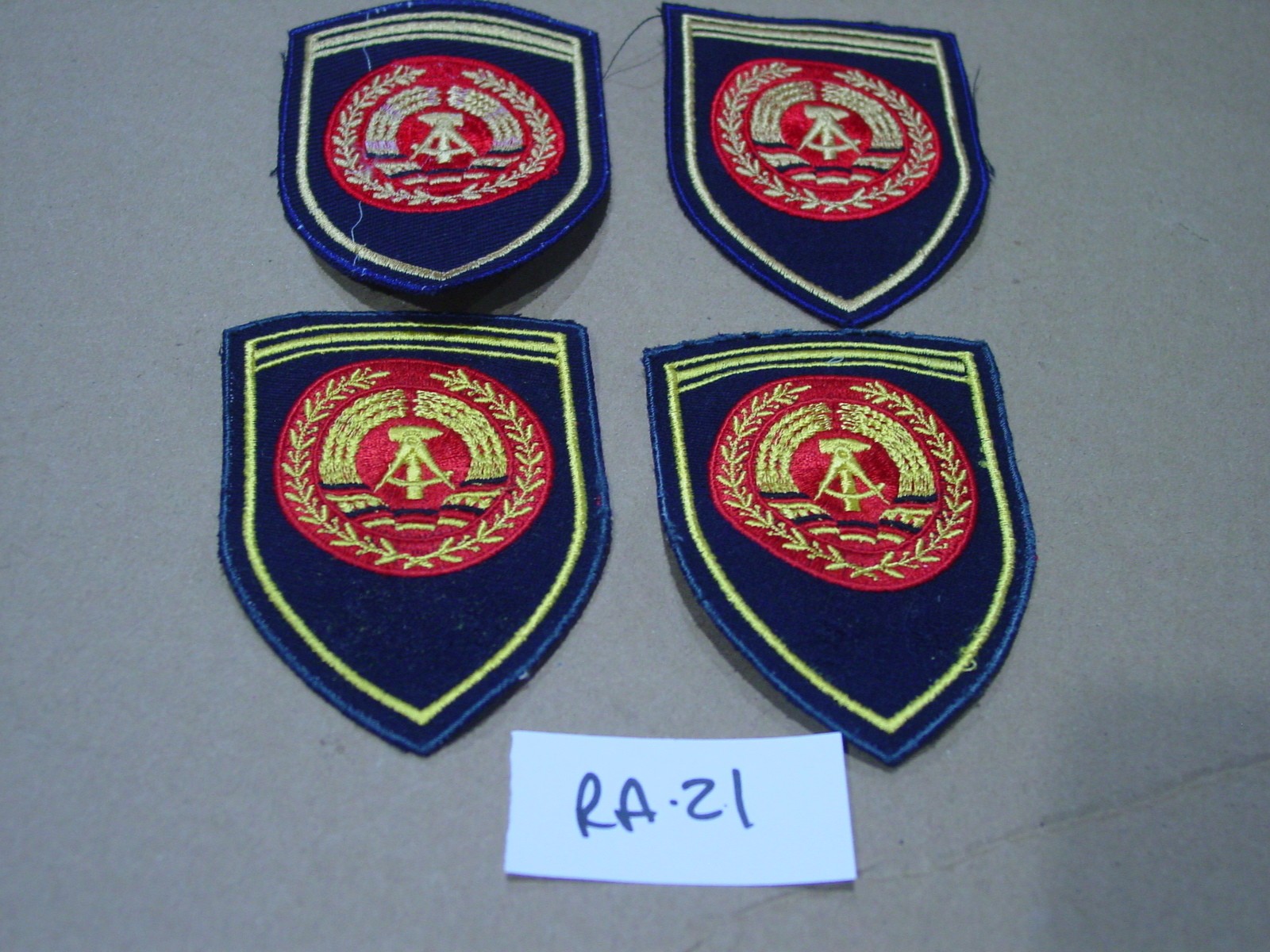 Vintage East German Navy Warrant Officer Dark Blue Rank Insignia NOS