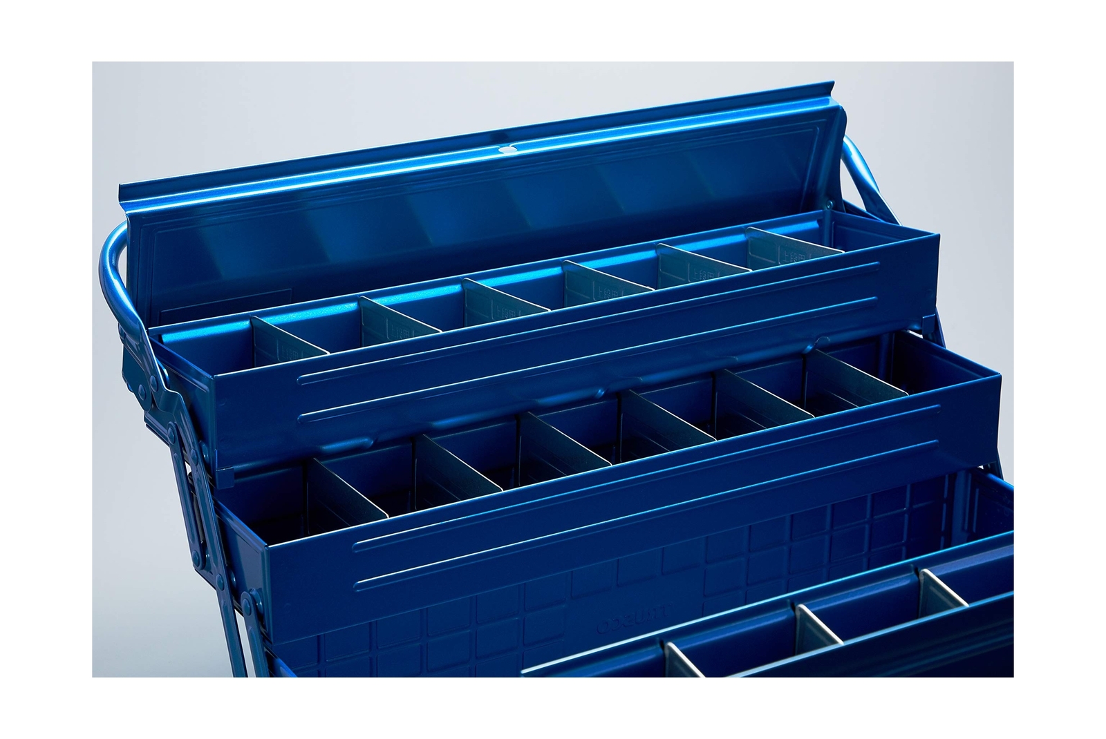 TRUSCO GT-470-B 3-Tier Tool Box, 18.6 x 8.7 x 13.4 inches (472 x 220 x 343 cm...