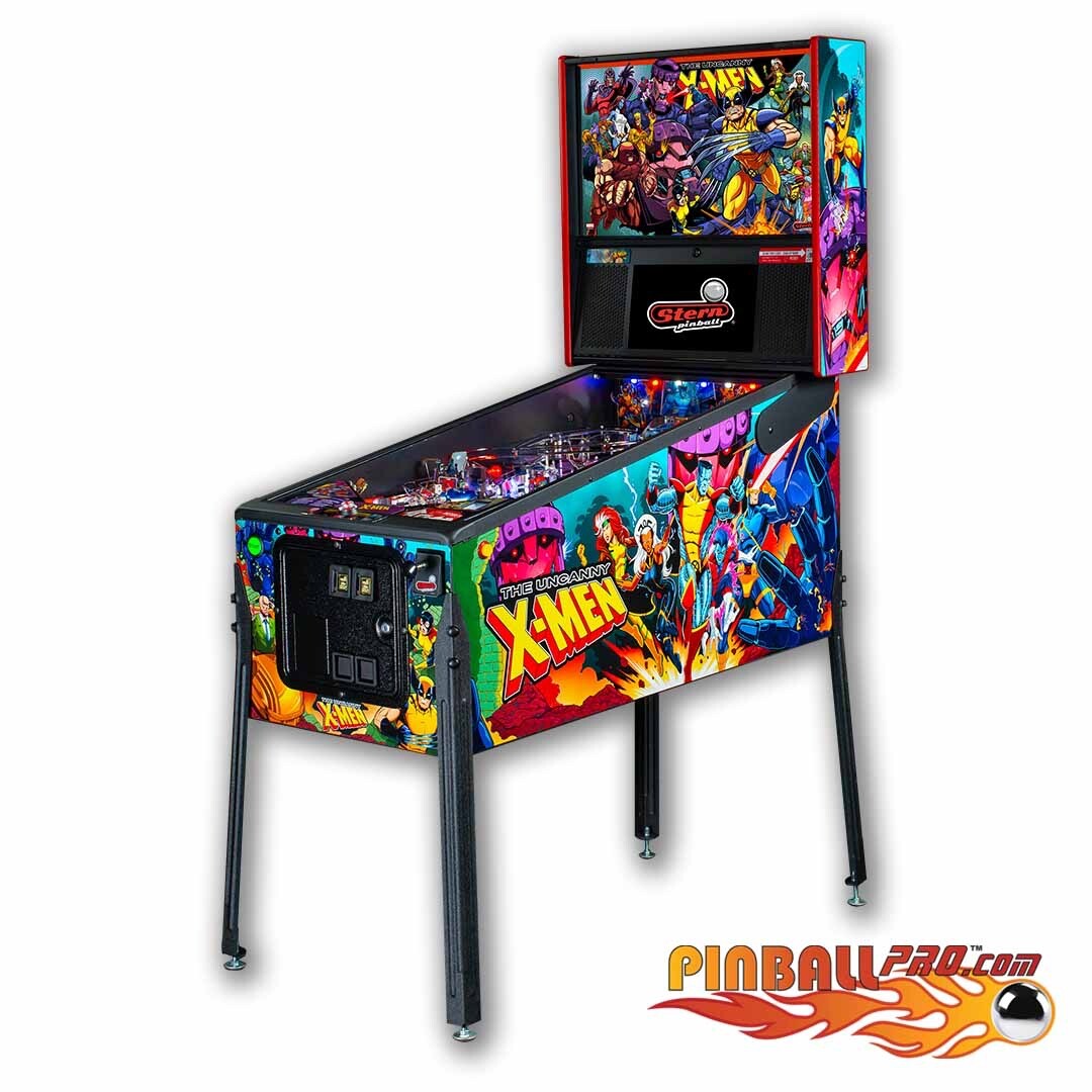 NIB Uncanny X-Men Pro Pinball Machine Authorized Stern Dealer