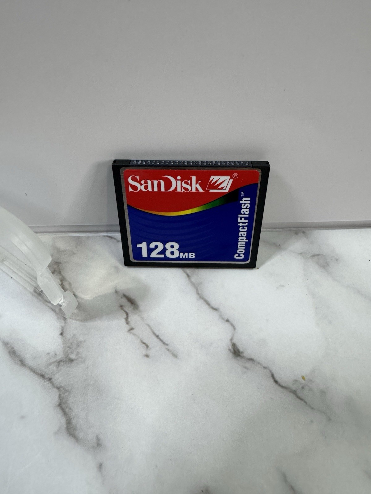 Compact Flash 128 mb Sandisk Digital Camera Picture Memory Card GENUINE