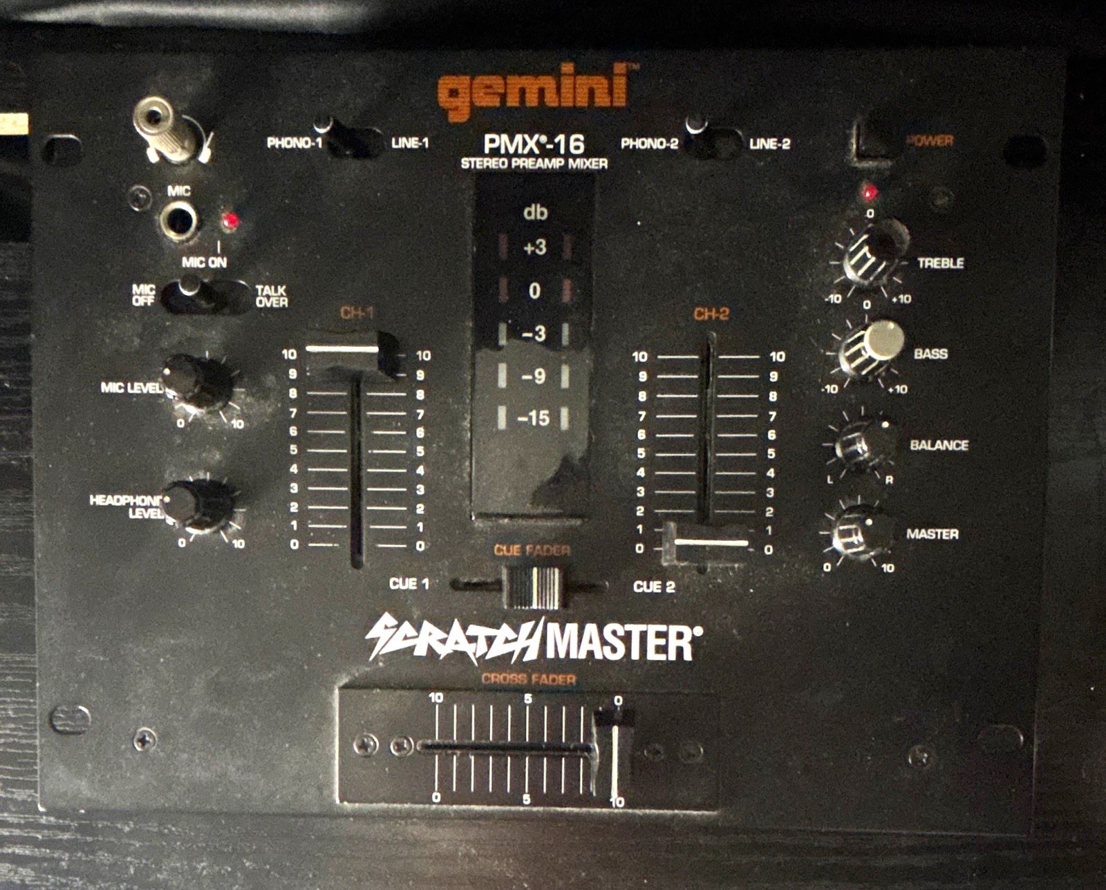 Gemini PMX-16 scratchmaster mixer