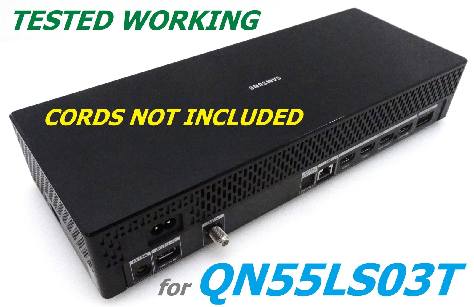 Samsung QN55LS03TAFXZA One Connect BN96-49139Z - NO CORDS - TESTED WORKING
