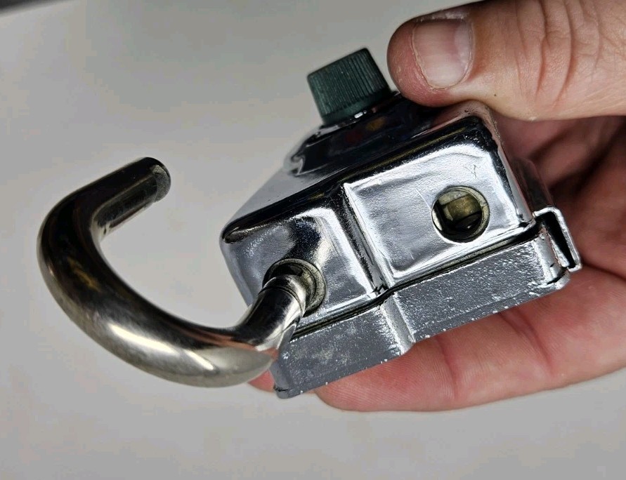 Sargent & Greenleaf Key High Security Combination Padlock 8077 AB Tested WORKS