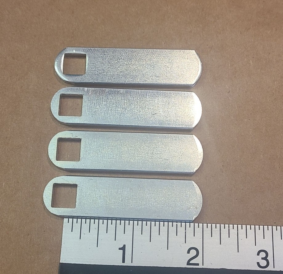 Cam metal cam tongues for cam locks each 2" long - 4 for 1 price - NEW