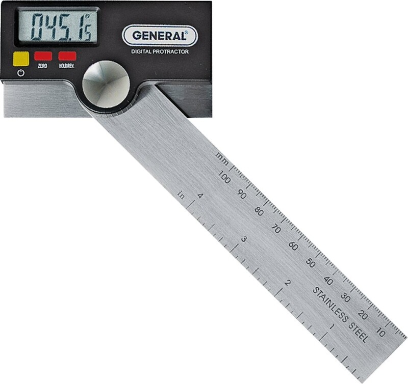 NEW GENERAL TOOL 1702 6" DIGITAL PROTRACTOR LCD DISPLAY STAINLESS SALE 6831119
