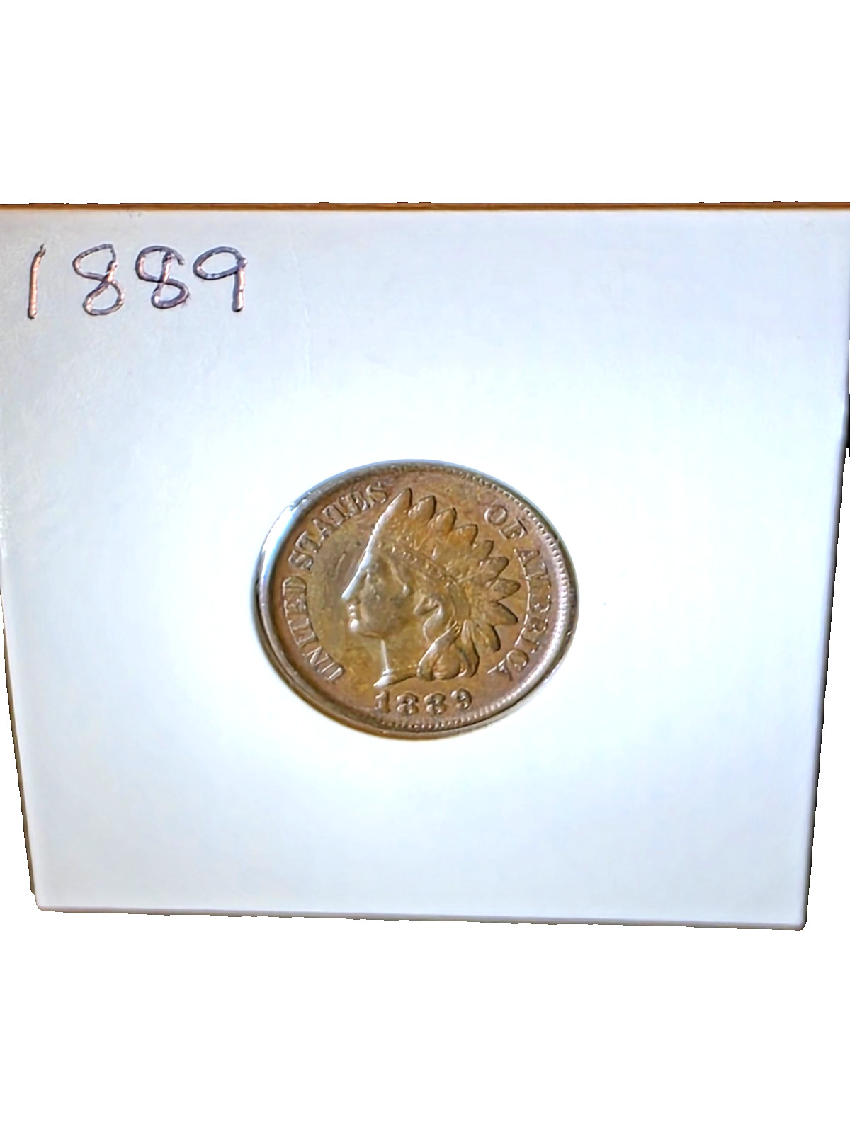 1889 Indian Head Cent * Rich Brown With Great Details