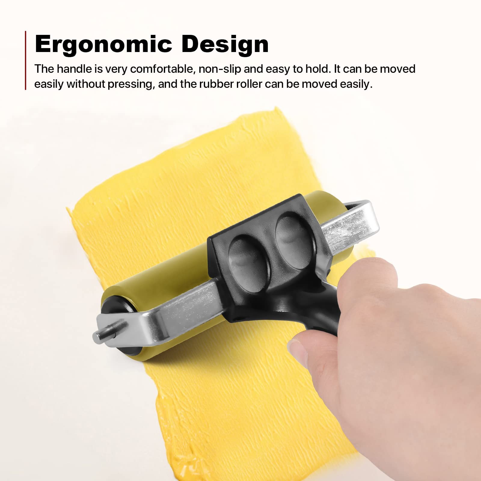 3 Pack Brayer Rollers for Crafting Vinyl Rubber Roller Brayers | Printmaking ...