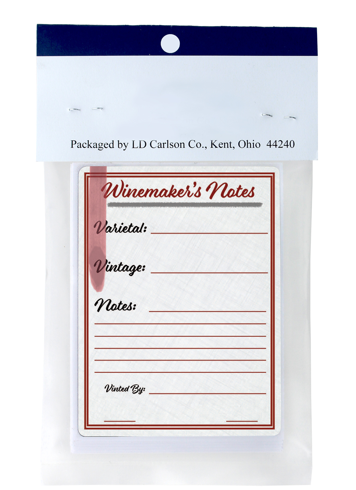 Winemakers Notebook Wine Bottle Labels 30/Pack Mist Collection
