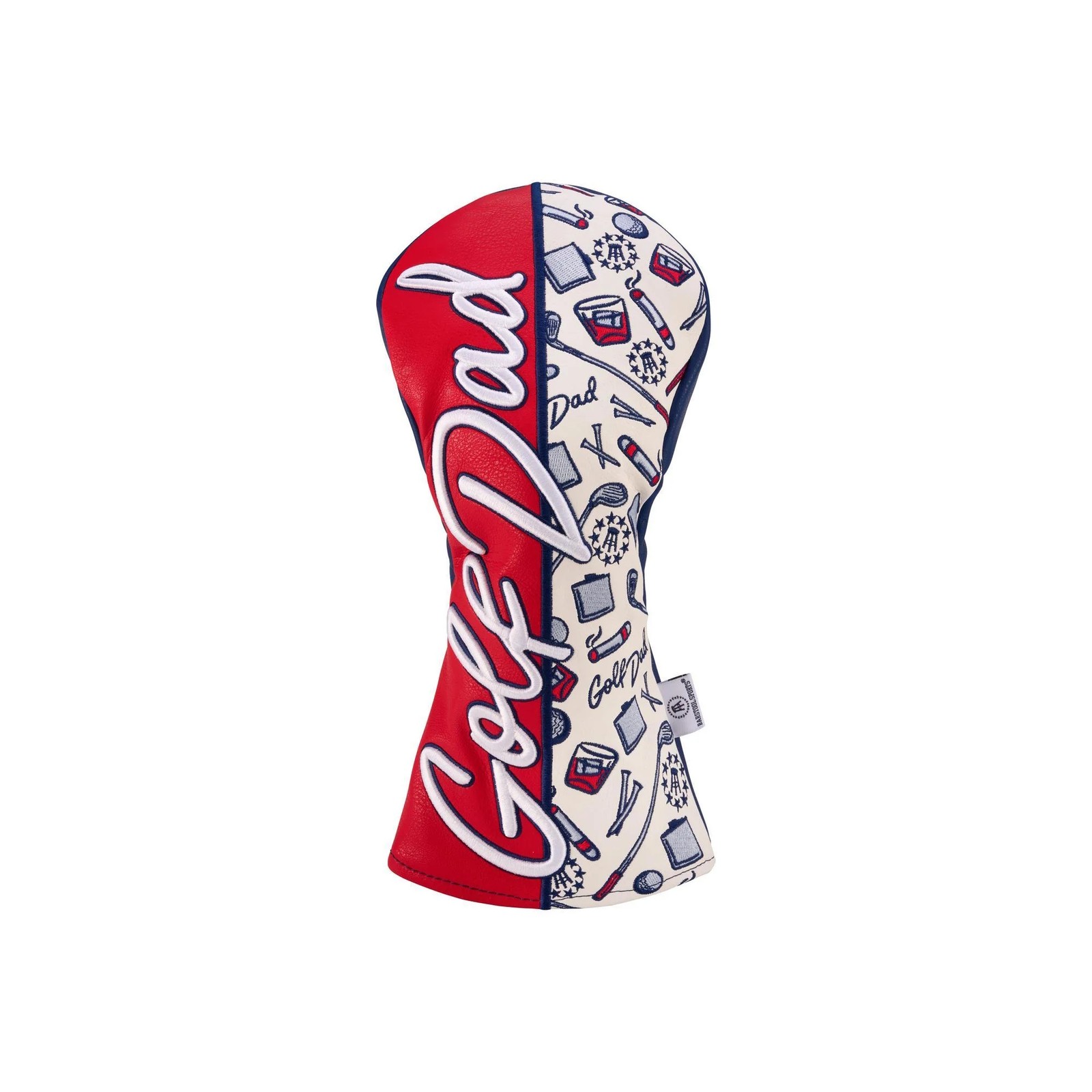 CMC Design Barstool Golf Dad Red Driver Head Cover