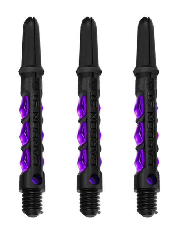 Harrows Carbon ST Dart Shafts Purple Tweenie