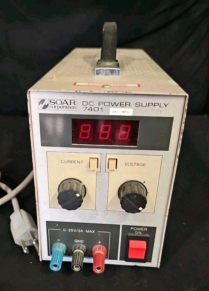 SOAR DC Power Supply 7401 - 25V 3A - Warranty & Free Shipping