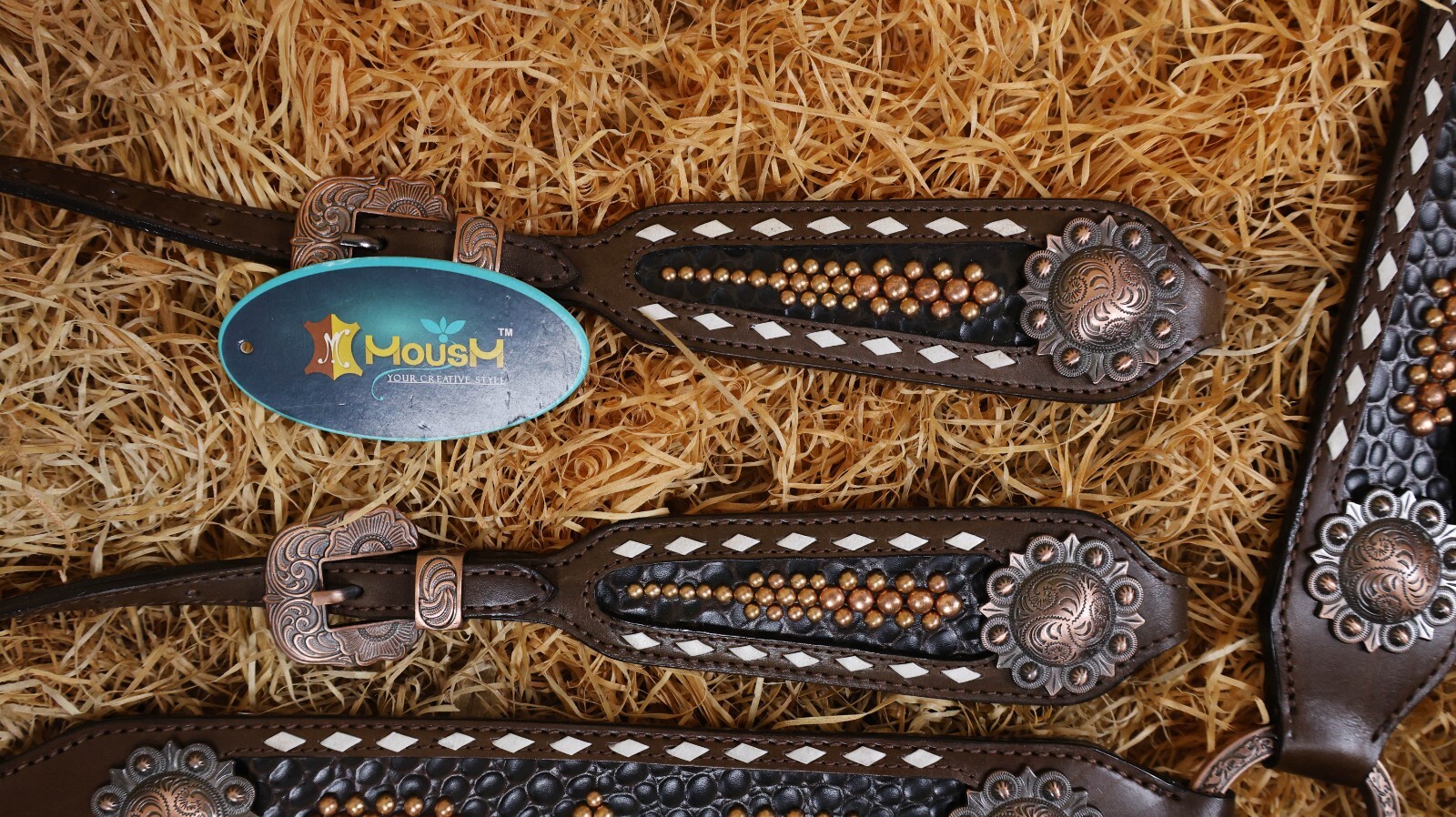 Headstall & Breast Collar Tack Set for Horse