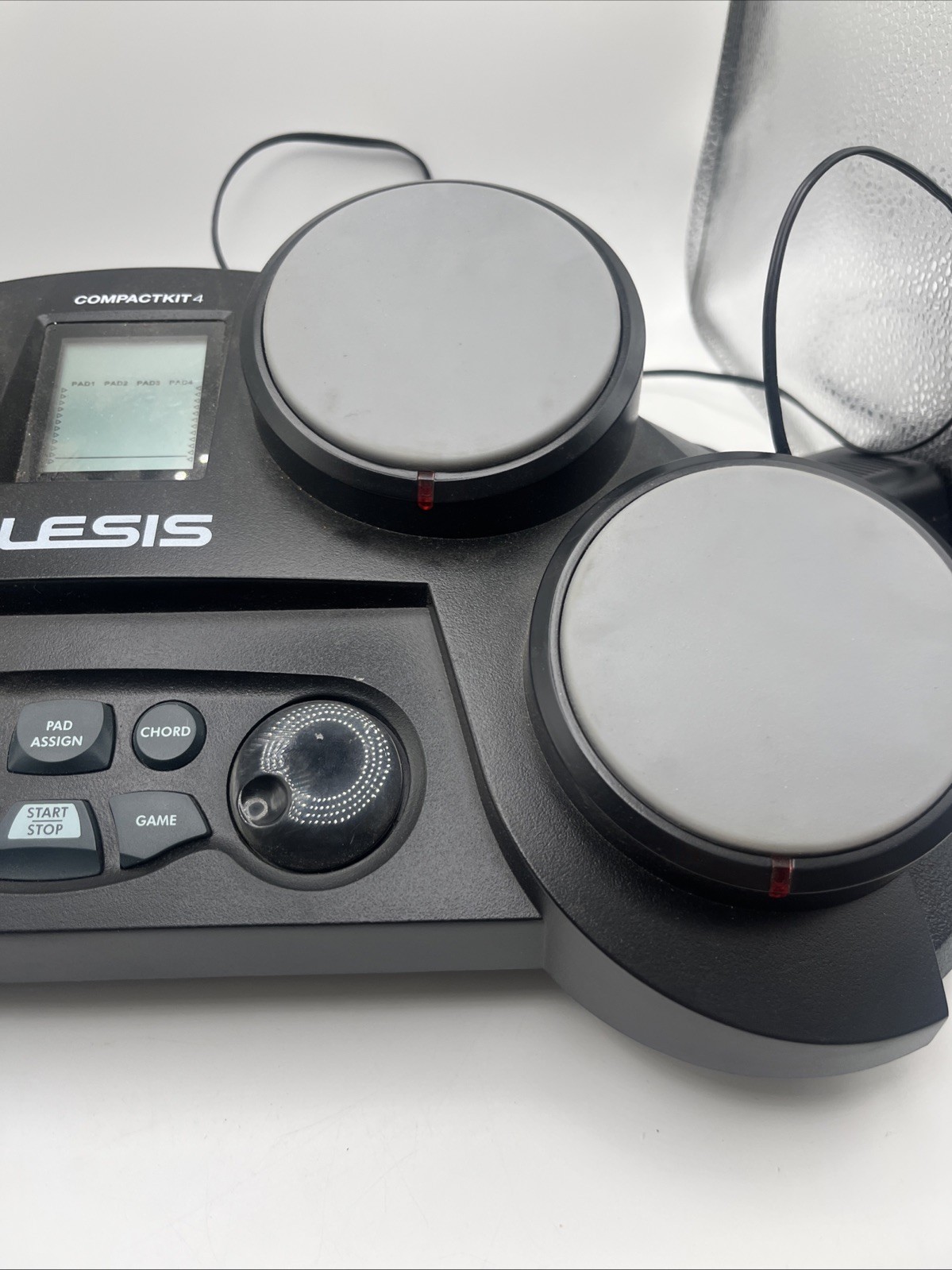 Alesis Compact Kit 4 Portable 4-Pad Tabletop Electronic Drum Kit w/ AC Adapter