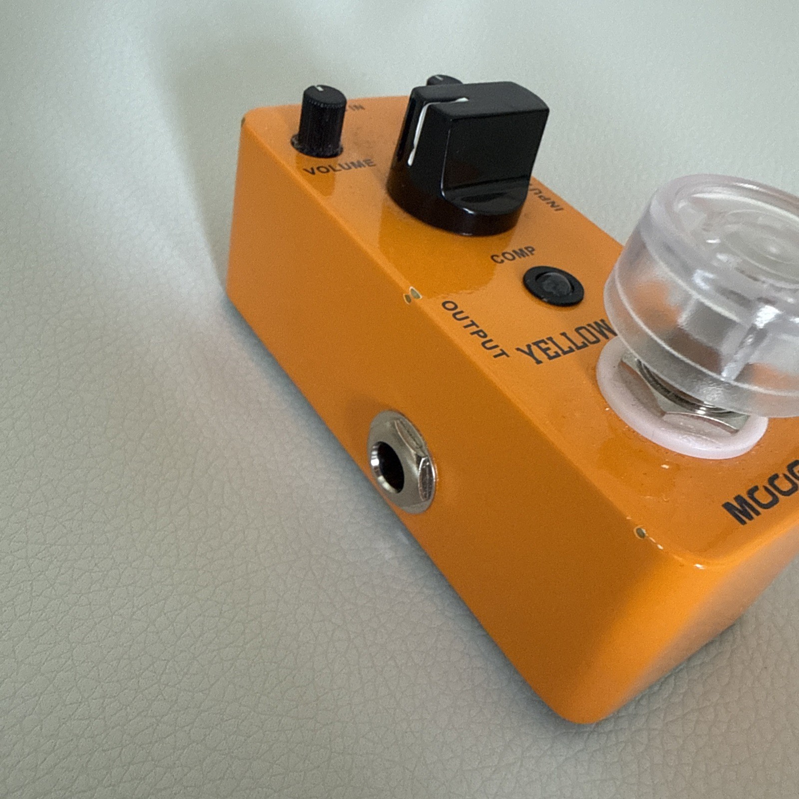 Mooer Yellow Comp Optical Compressor Electric Guitar Effect Pedal – True Bypass