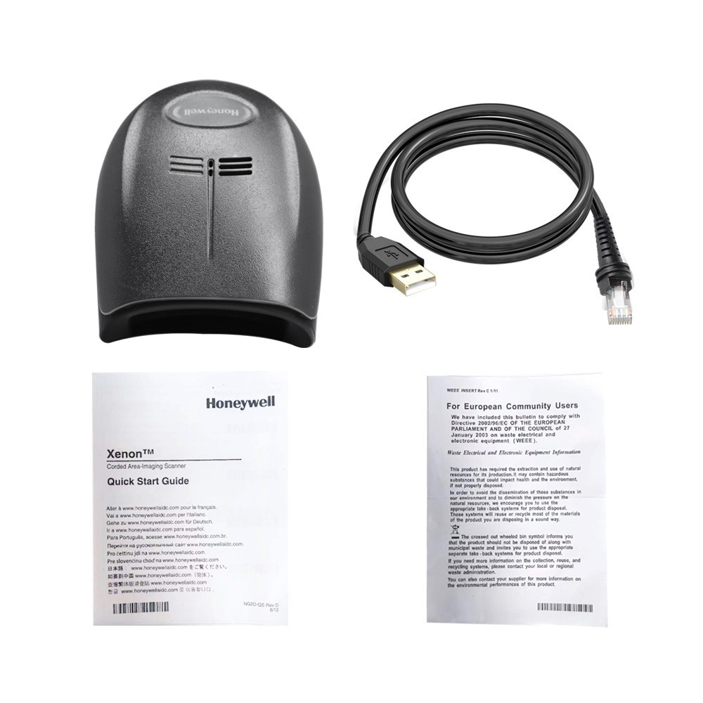 Honeywell Xenon 1950GSR-2-Mindray Image Reader 1D 2D Bar Code Reader w USB Cable