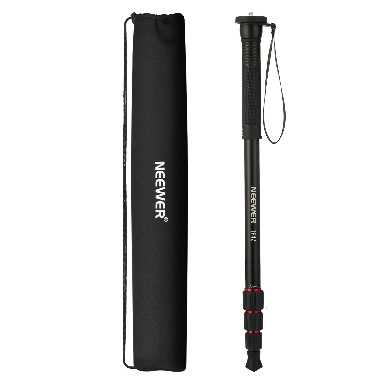 NEEWER TP42D 66.5" Monopod - 22lb Load, 1/4" & 3/8" Screws