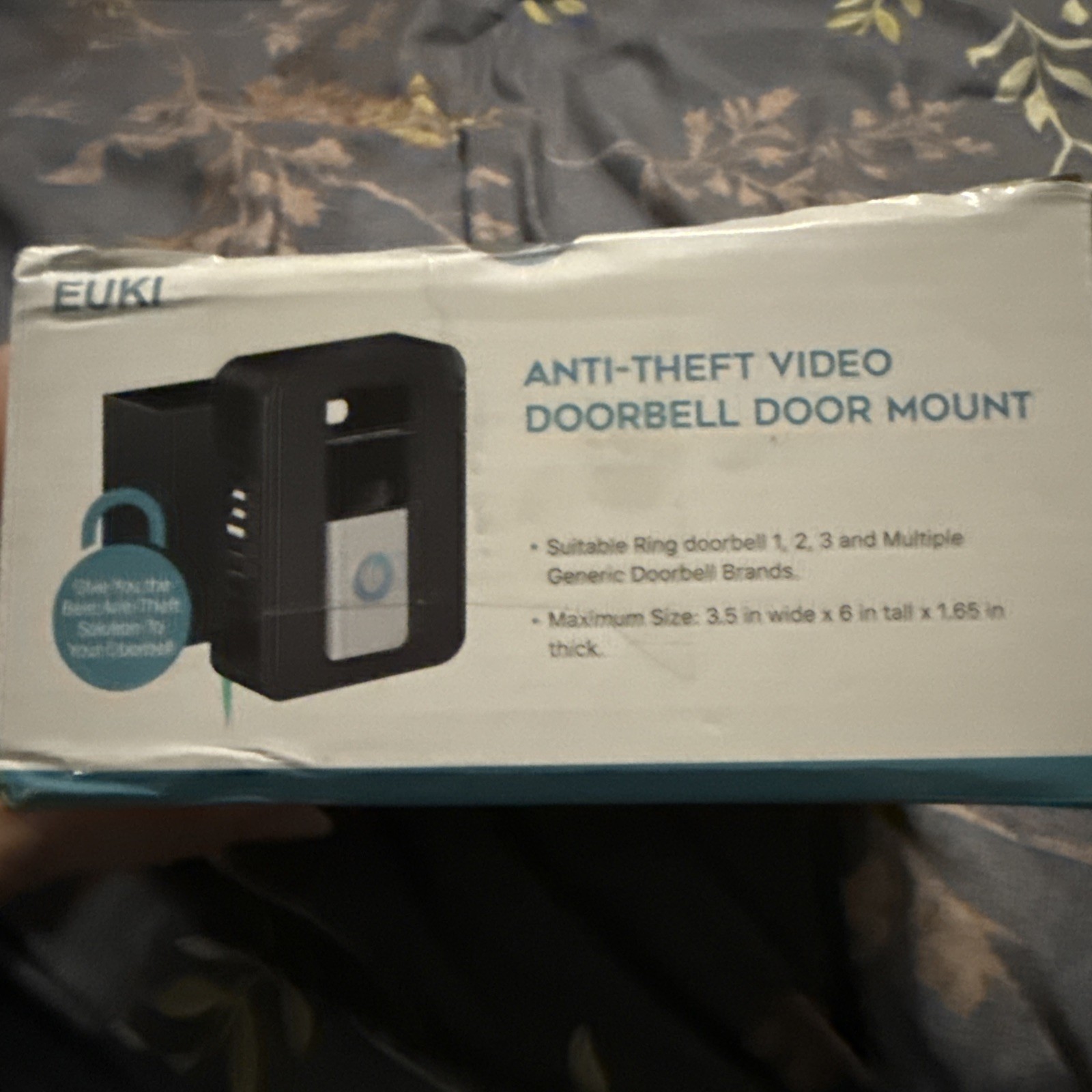 EUKI Brand Video Doorbell Mount Anti-Theft Design for Ring  and other Doorbells