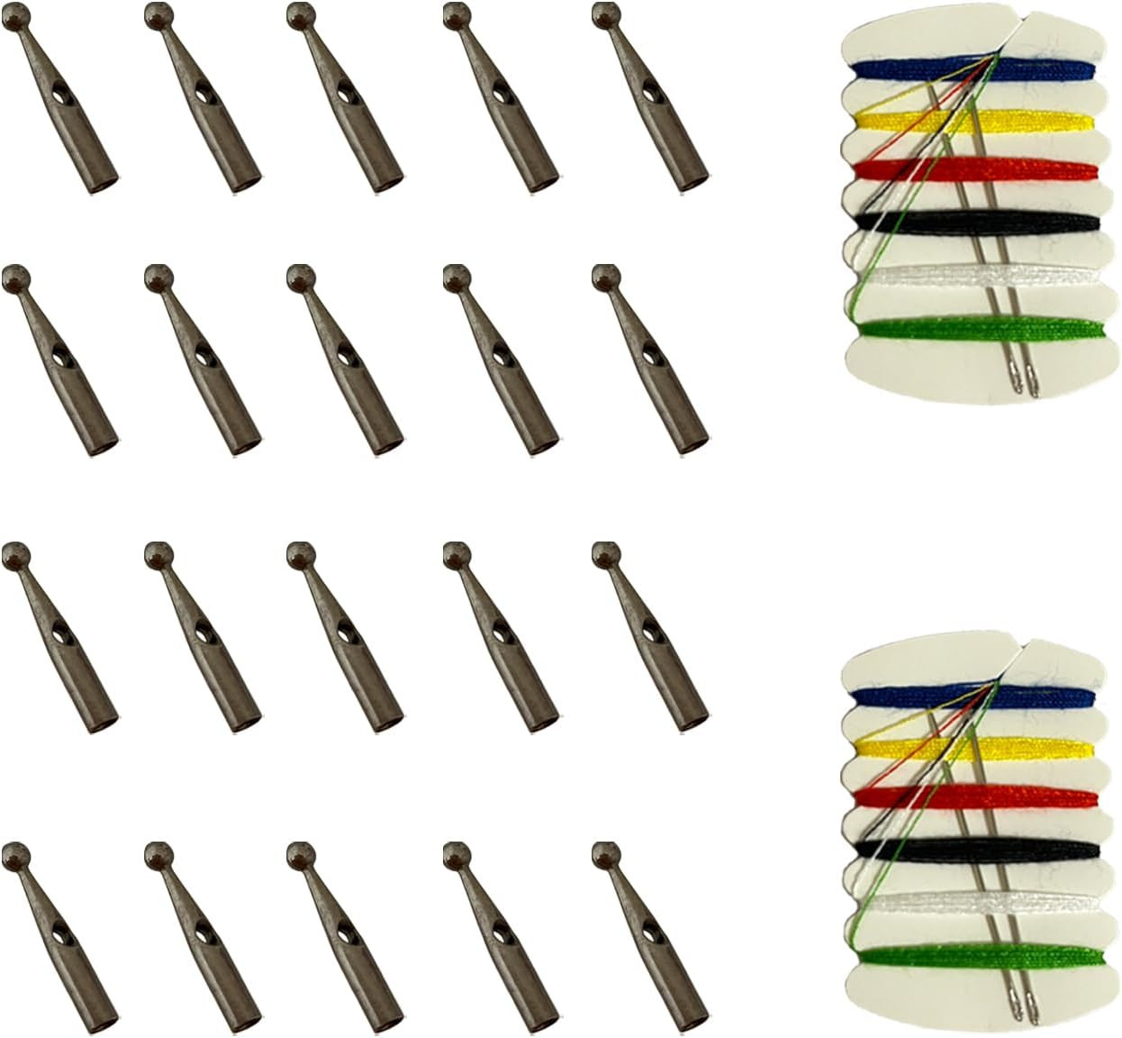 20 Pcs Metal Folding Umbrella Tips Parts, Universal Tail Beads Repair for Cover