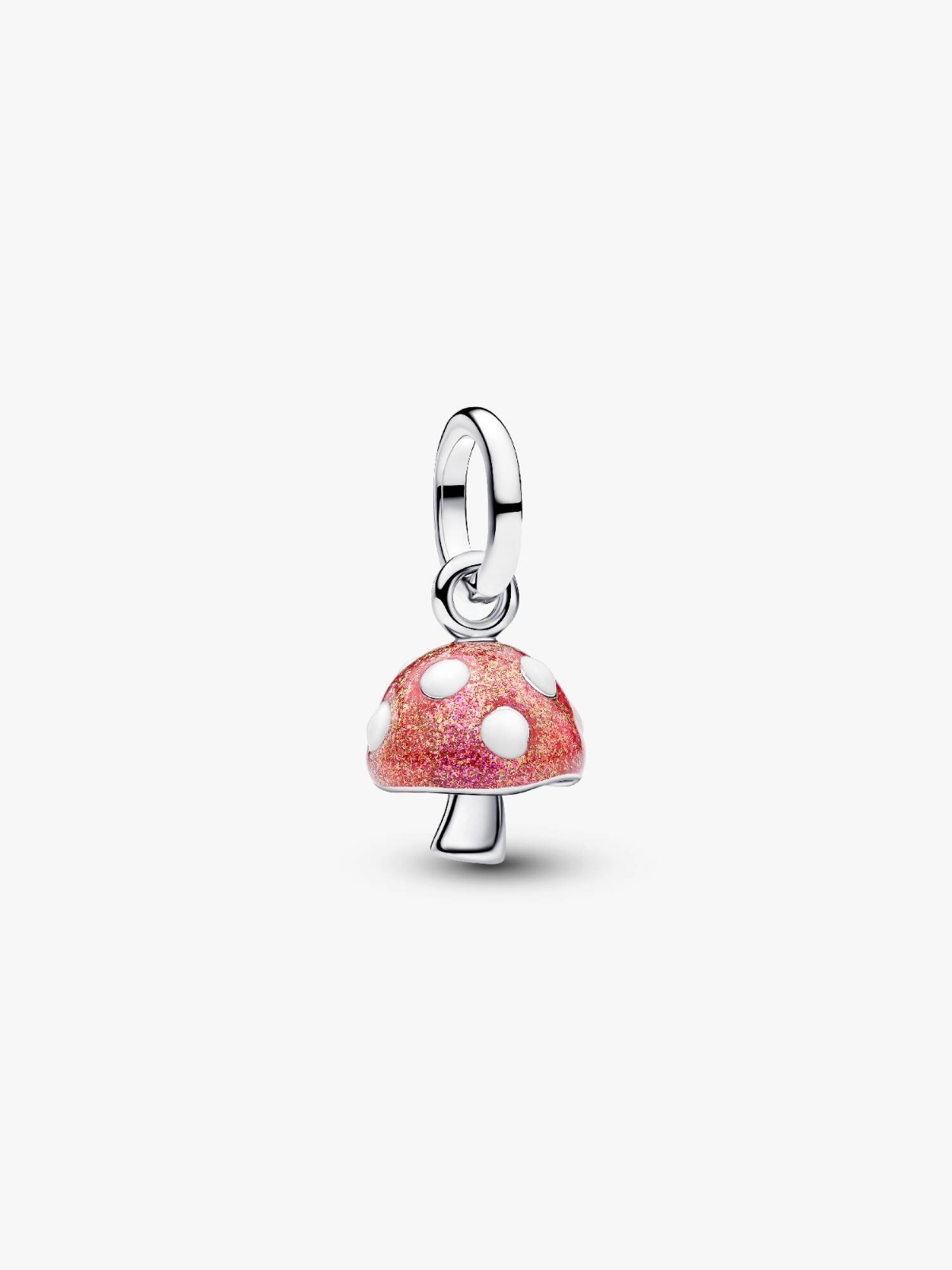 Brand New Pandora Glow-in-the-dark Mushroom Dangle Charm 794376C01