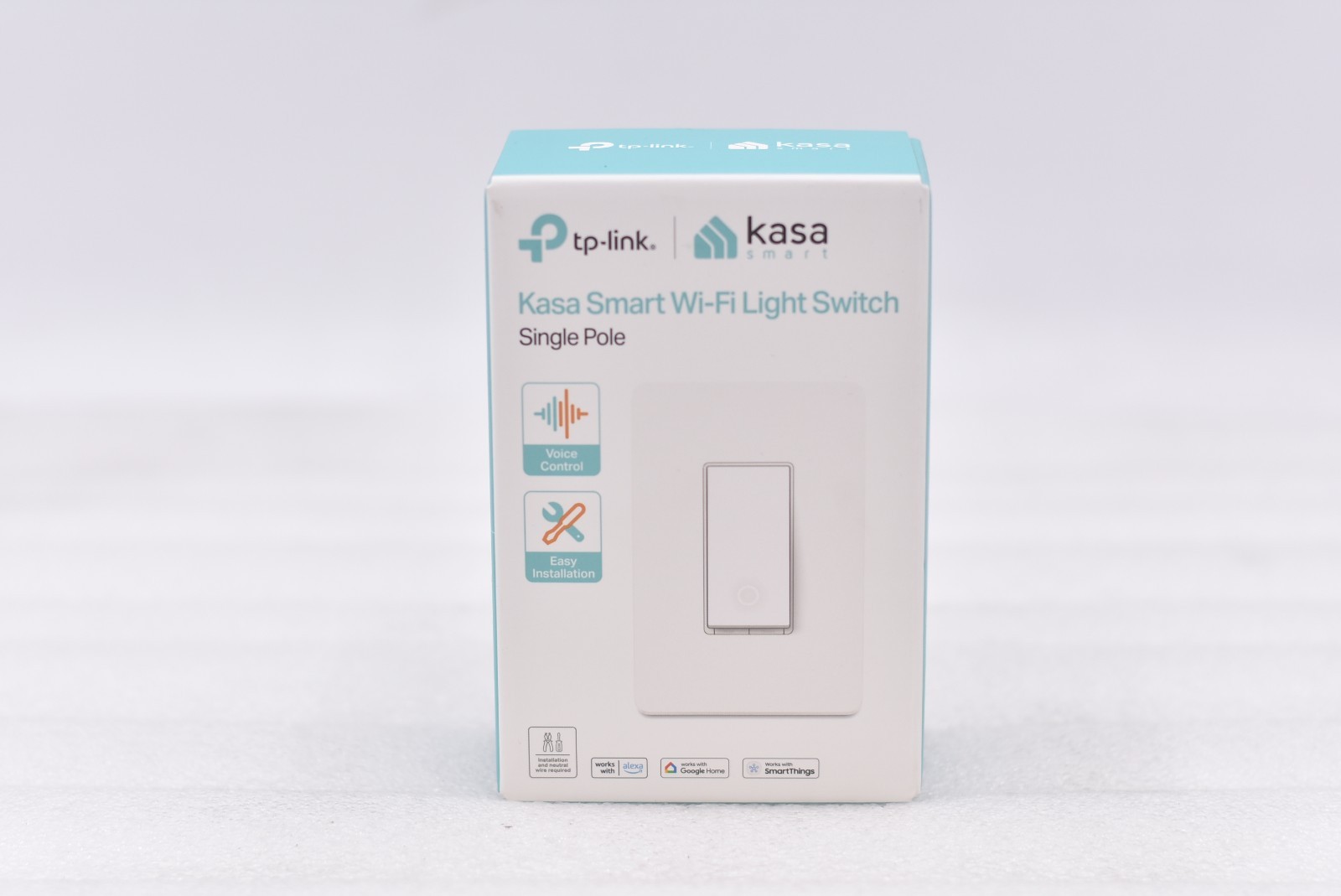 TP-Link Kasa Smart Wi-Fi Light Switch Single Pole White