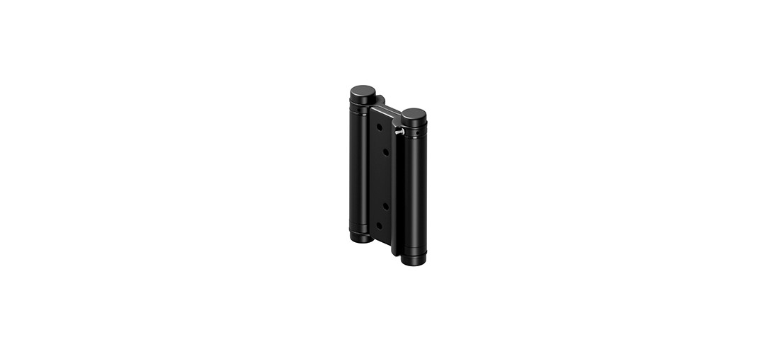 DASHS Double Action Saloon Hinge (Each) - 4", 5" and 6" Heights Paint Black