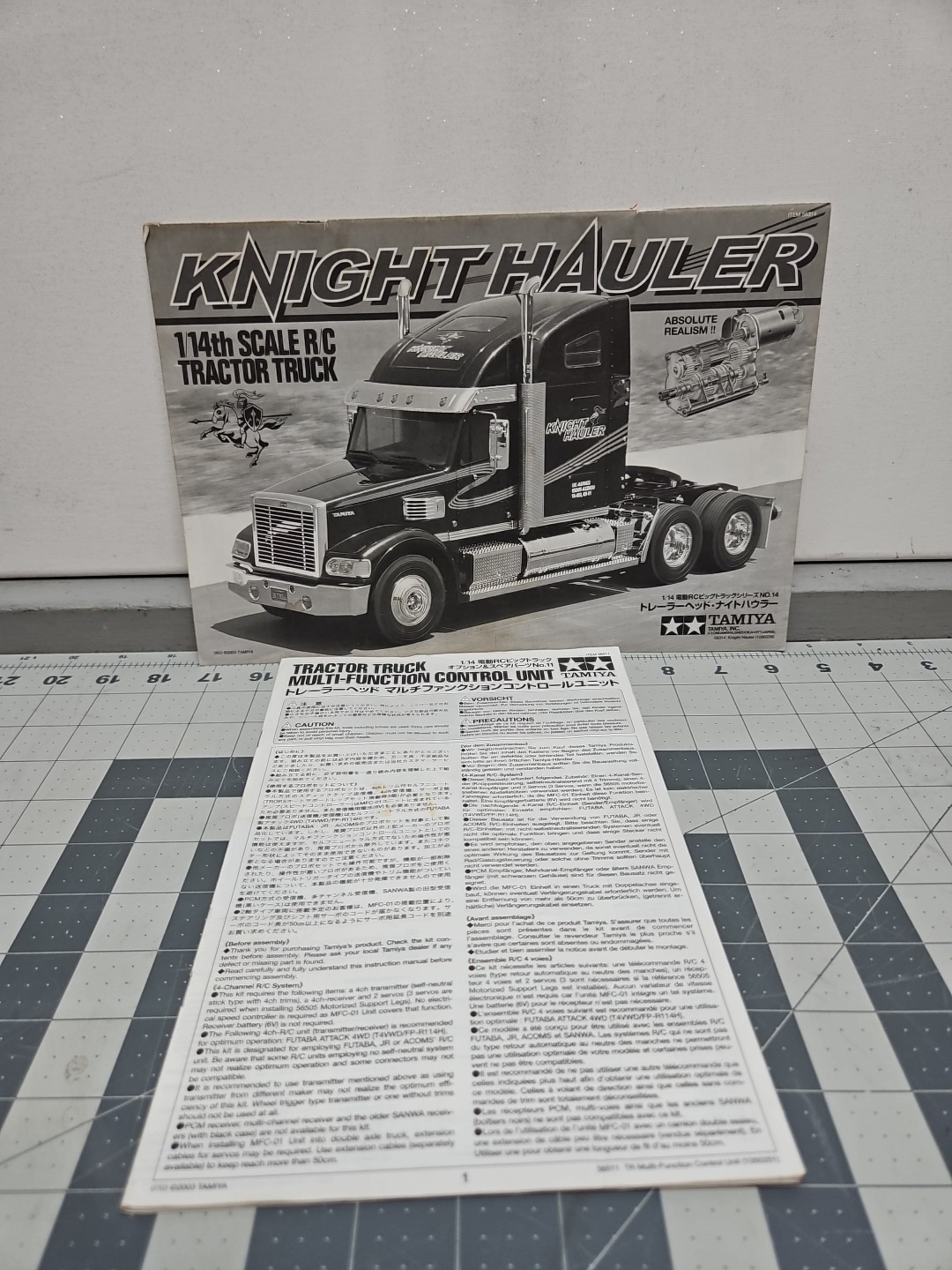 Tamiya Knight Hauler 56314 Semi Truck Owners Manual Exploded Views Oem