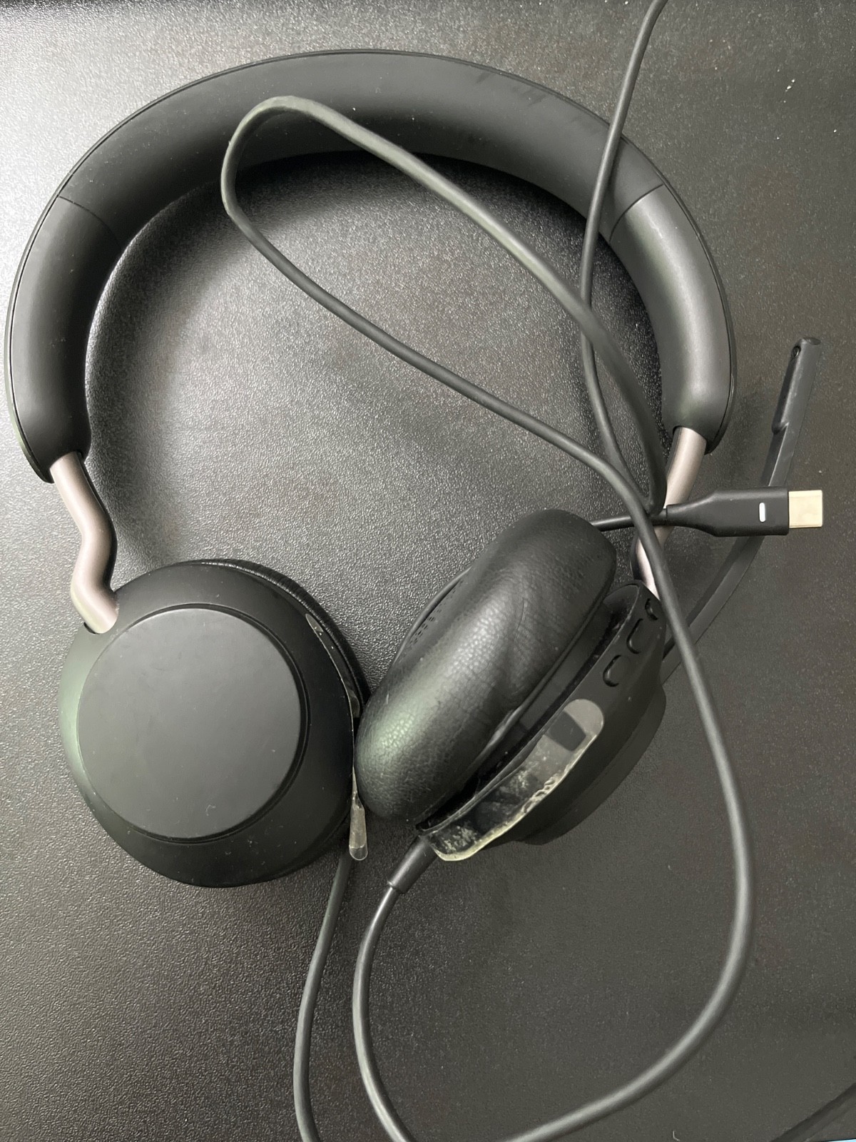 Jabra Evolve2 40 Stereo Headset (MS Teams, USB-C) - Black