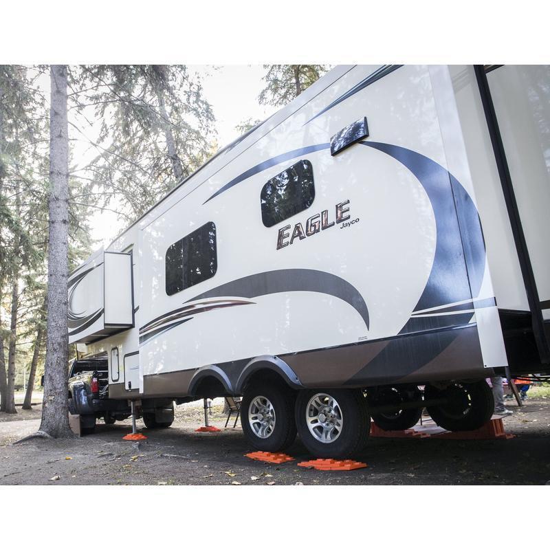 RV Leveling Blocks 10 Pack Interlocking Modular Design W/ Carry Bag Easy Setup