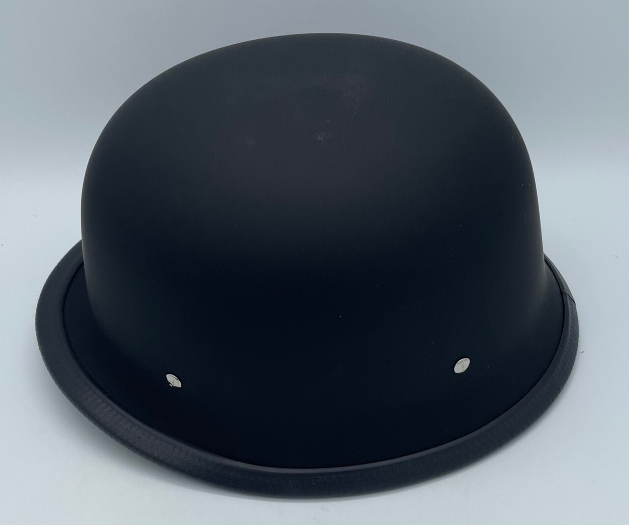 Daytona German Helmet Dull Black Matte Medium MD Half Helmet DOT Open Box