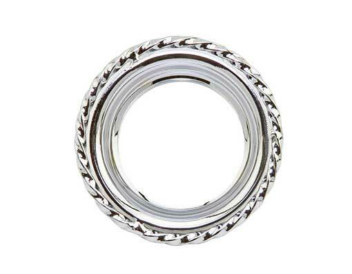Lowrider Square Twisted Bottom Bracket Cup Chrome. bike part , bicycle parts