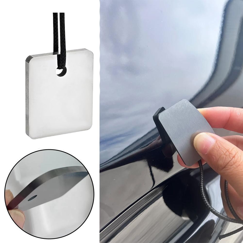 Car Paint Stain Removal Scraper with Ergonomic Handle and Precise Cutting Blade