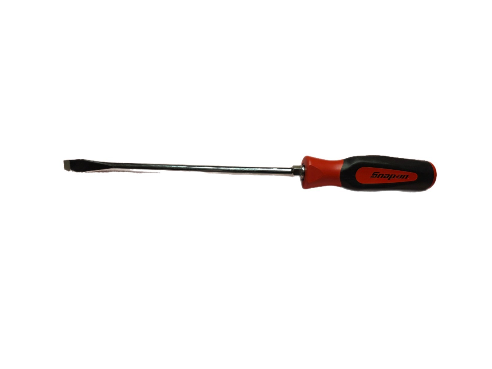 Snap-on Tools NEW RED 3/8" Tip Soft Grip Flat Head Screwdriver SGD10B