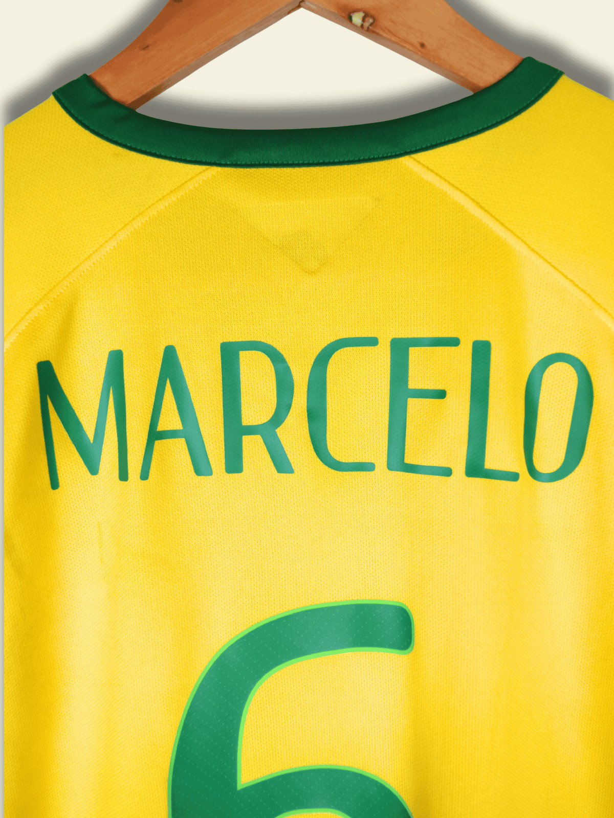 2014 Brazil Home - Marcelo #6 Large