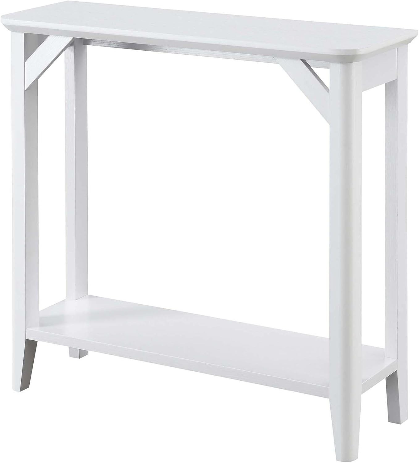 Winston Hall Table 36" - Farmhouse, Rustic Narrow Sofa Display Accent with Stora