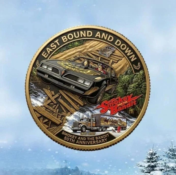Smokey And The Bandit 50th Anniversary 1977-2027 Commemorative Coin TN1370