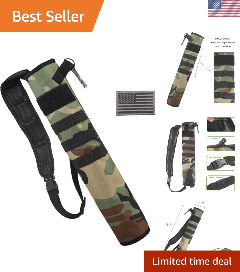 Customizable Molle Back Arrow Quiver - Perfect for Target Shooting Enthusiasts