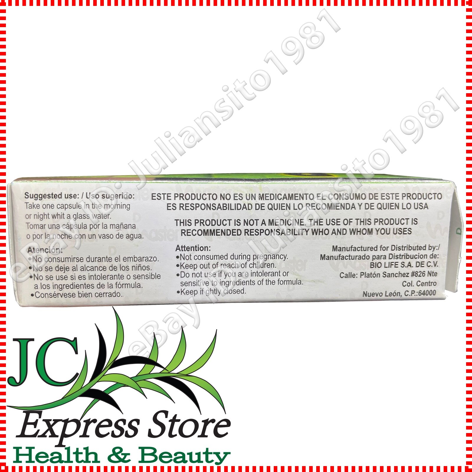 4 PACK DIET MASTER 90 CAPSULES TOTAL 100% UNIQUE & ORIGINAL UNISEX D MASTER