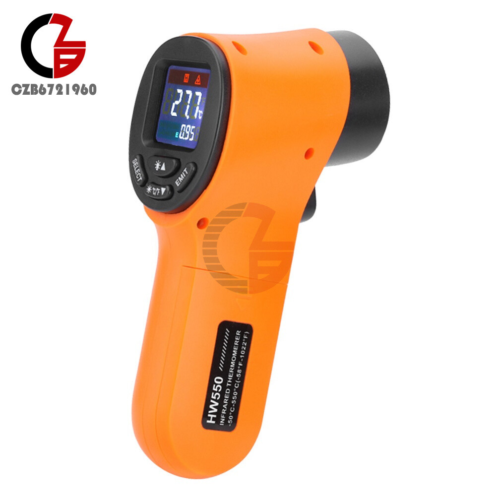 High-Precision IR Temperature Sensor Digital LED Gun Non Contact Thermometer