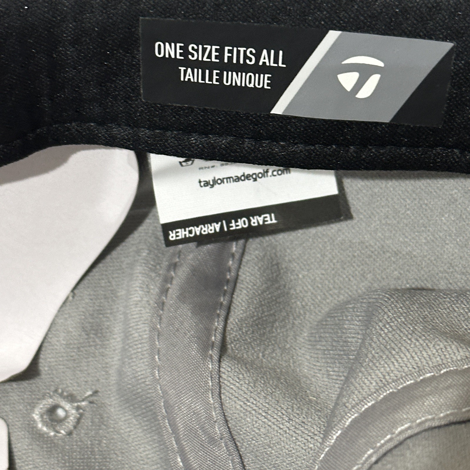 NWT Taylor Made Golf Hat Men's One Size Gray 1924
