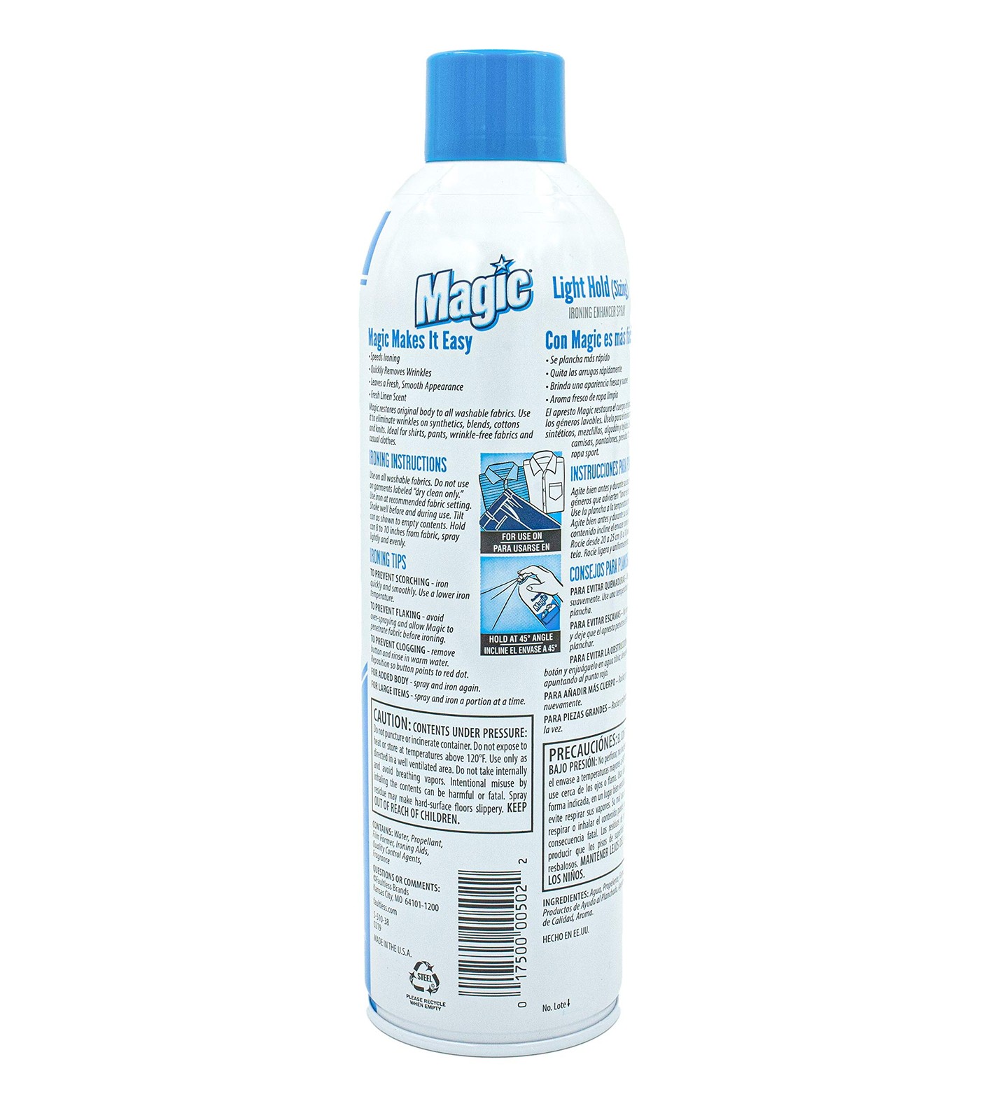 Sizing Light Body Starch – No Flaking or Clogging! Light Ironing Starch – 20o...