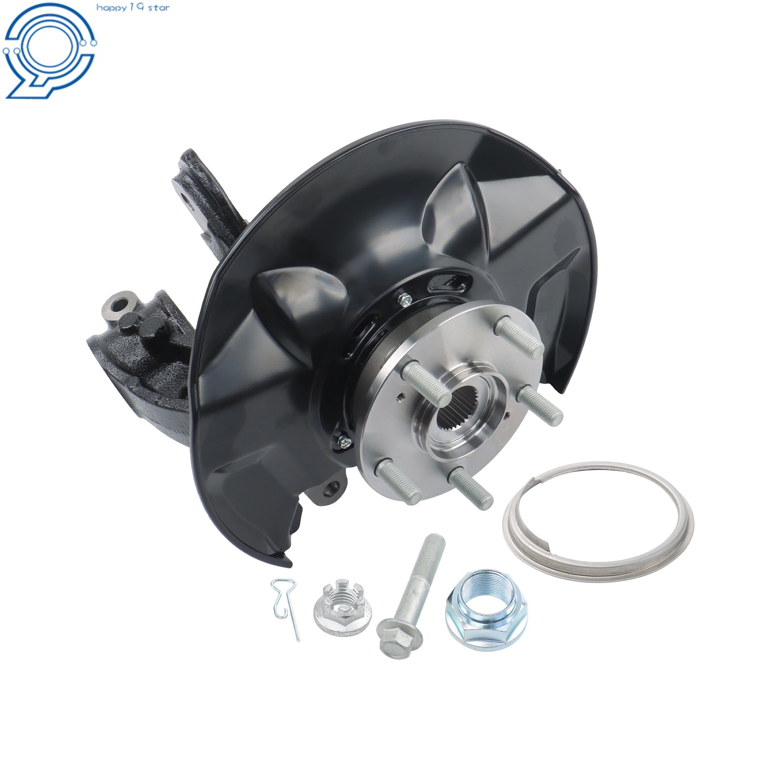 Front Left Steering Knuckle & Wheel Hub Bearing Assembly for Honda Accord 13-17