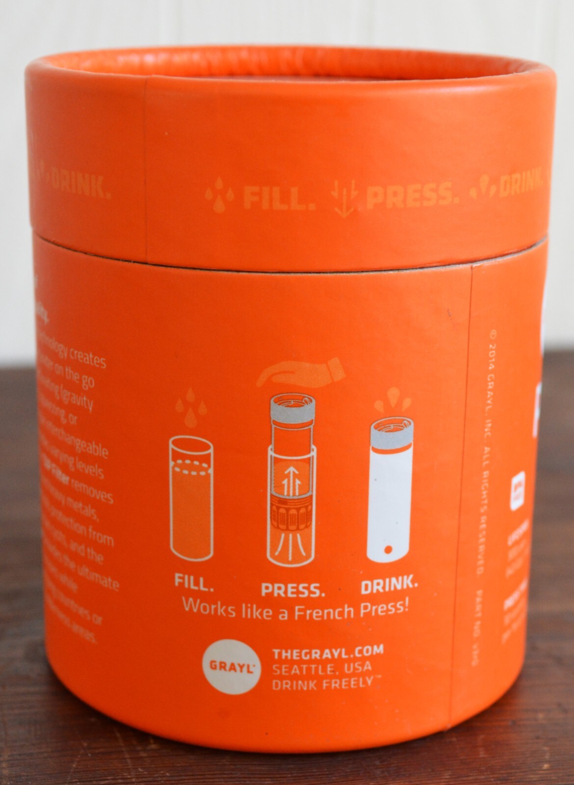 Grayl Travel Purifier Purifier –NEW