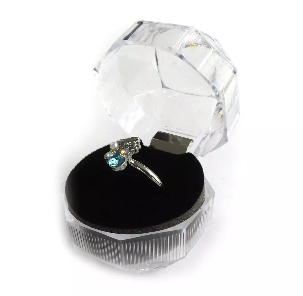 Yell Fairy Ring Feather Accessory w/ Jewelry Case Non-Metallic Used