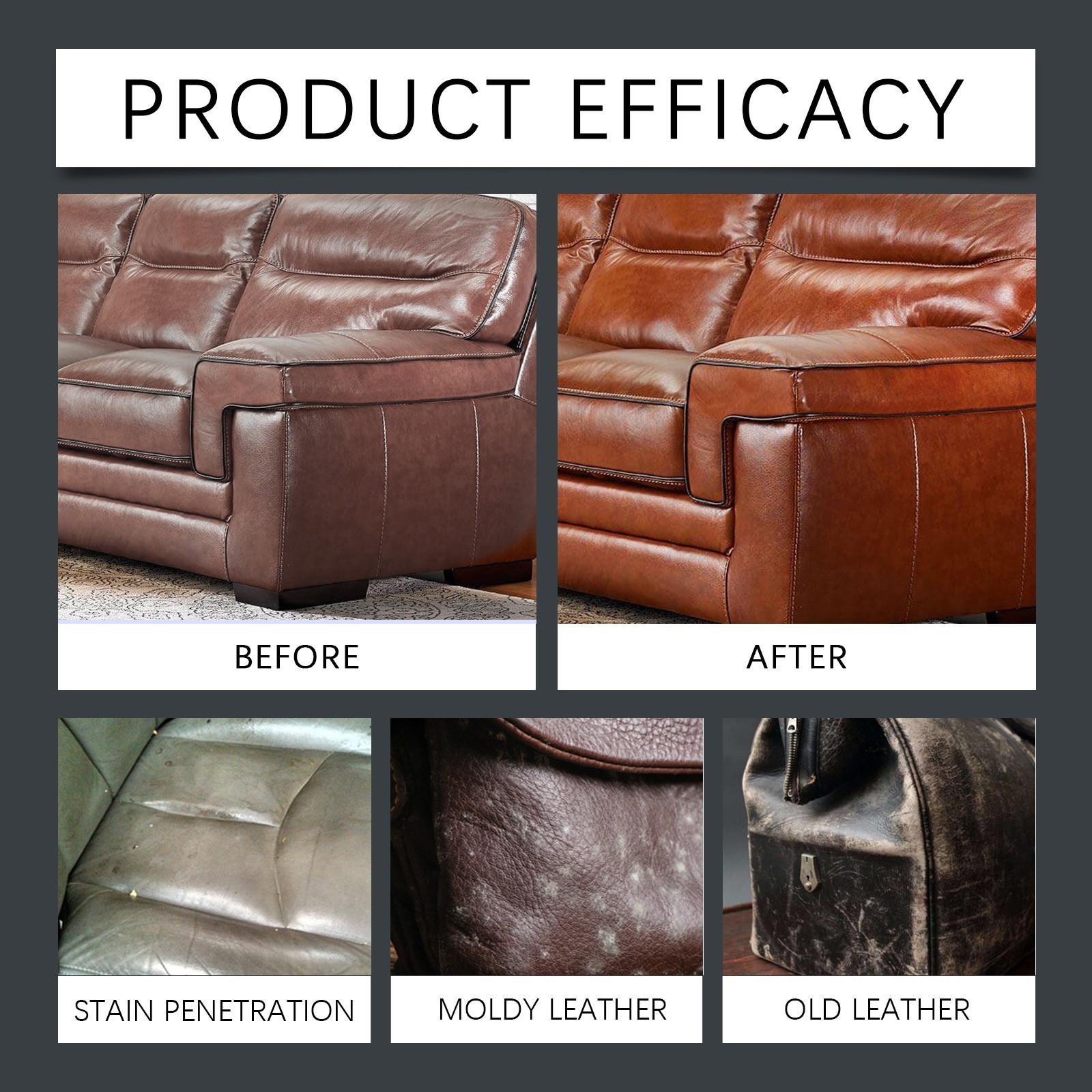 Leather polishing and care wax