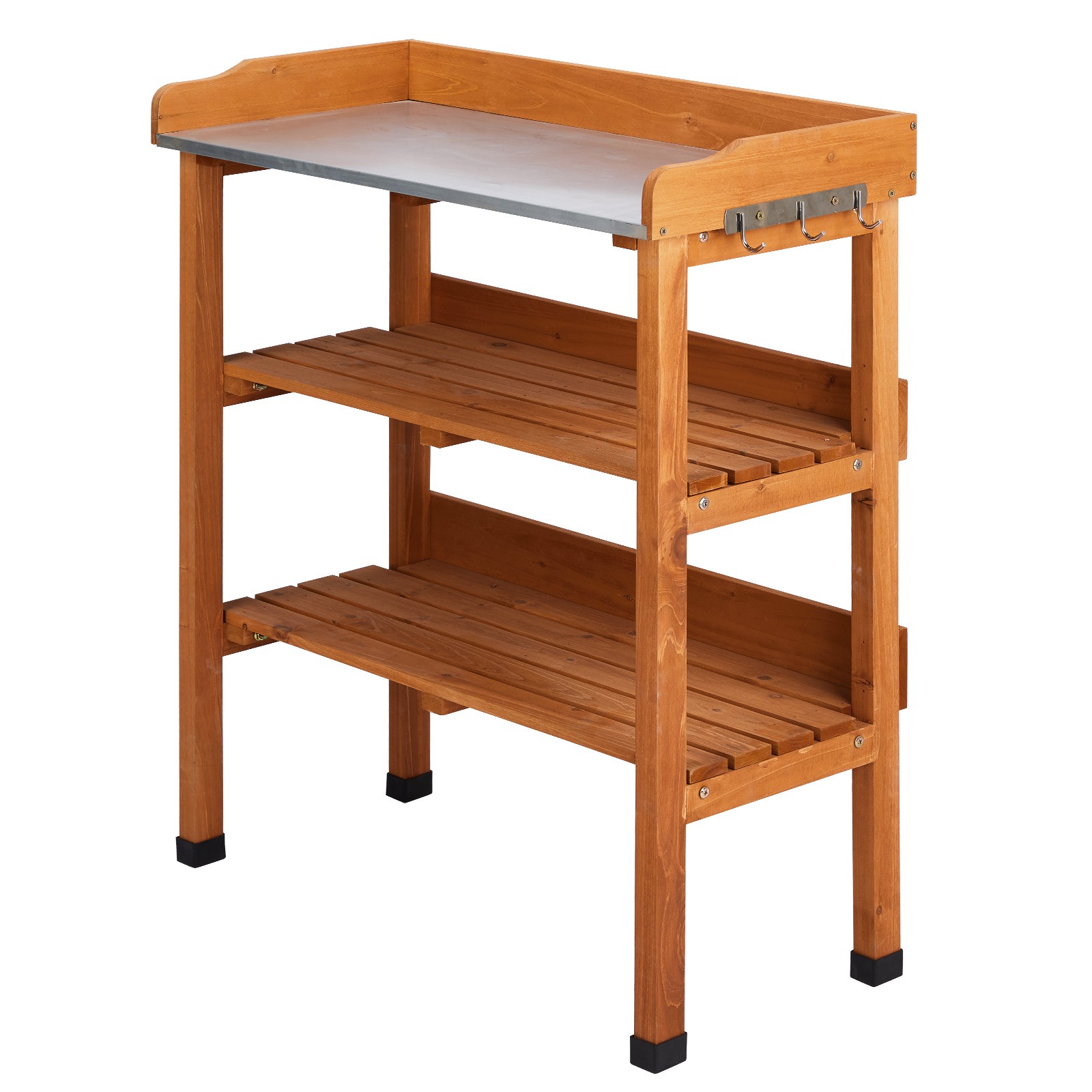 Garden Potting Bench Table Wood Horticulture Planting Workstation