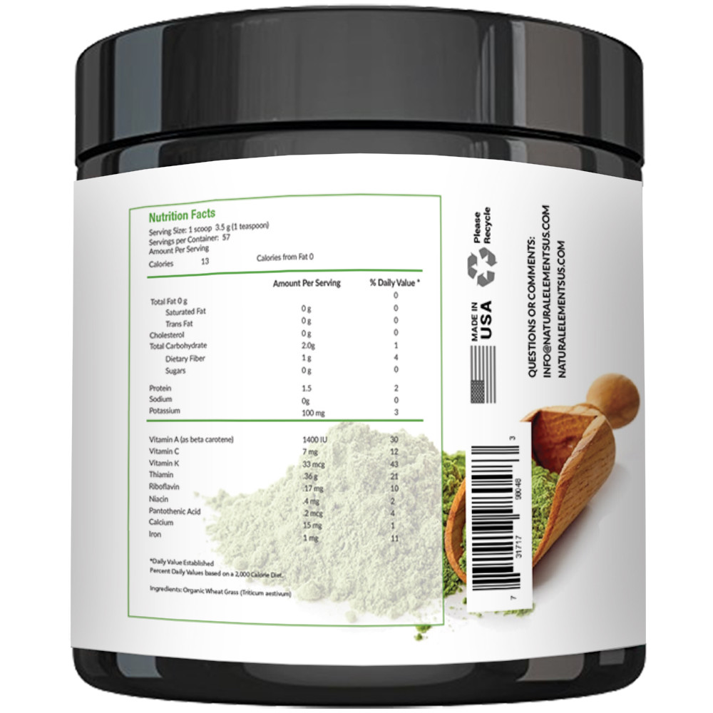 Wheatgrass Powder - USDA Certified Organic Wheat Grass Powder