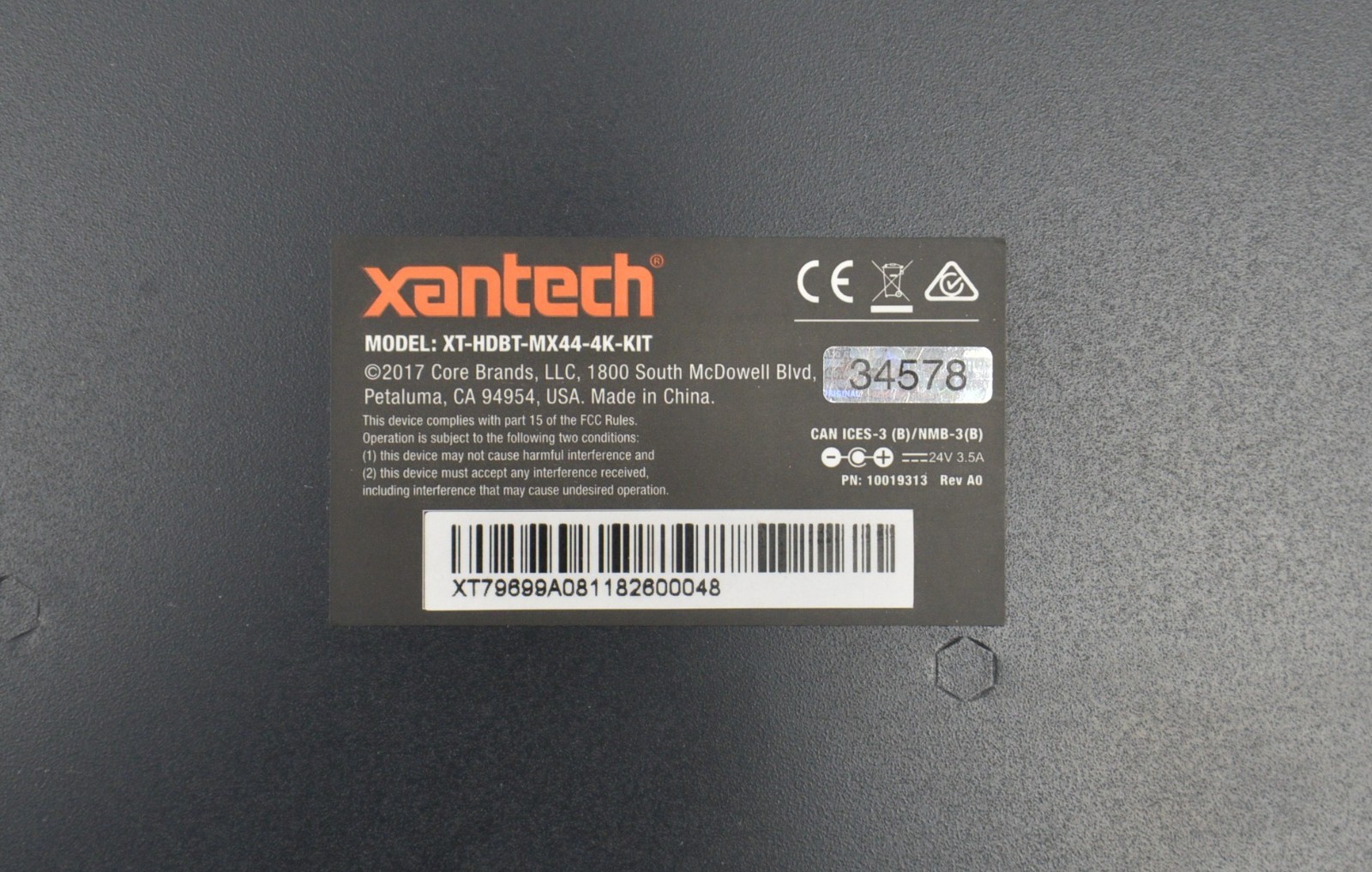 Xantech HDBaseT 4x4 4K Matrix Receiver XT-HDBT-MX44-4K-KIT
