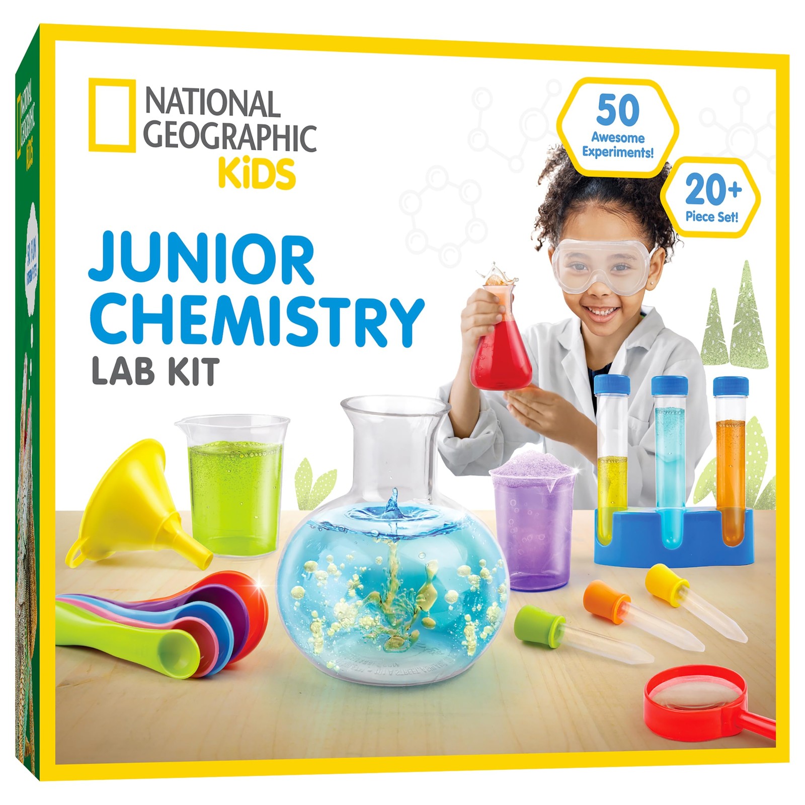 National Geographic Junior Chemistry Set - Complete Early Learning Lab Kit wi...