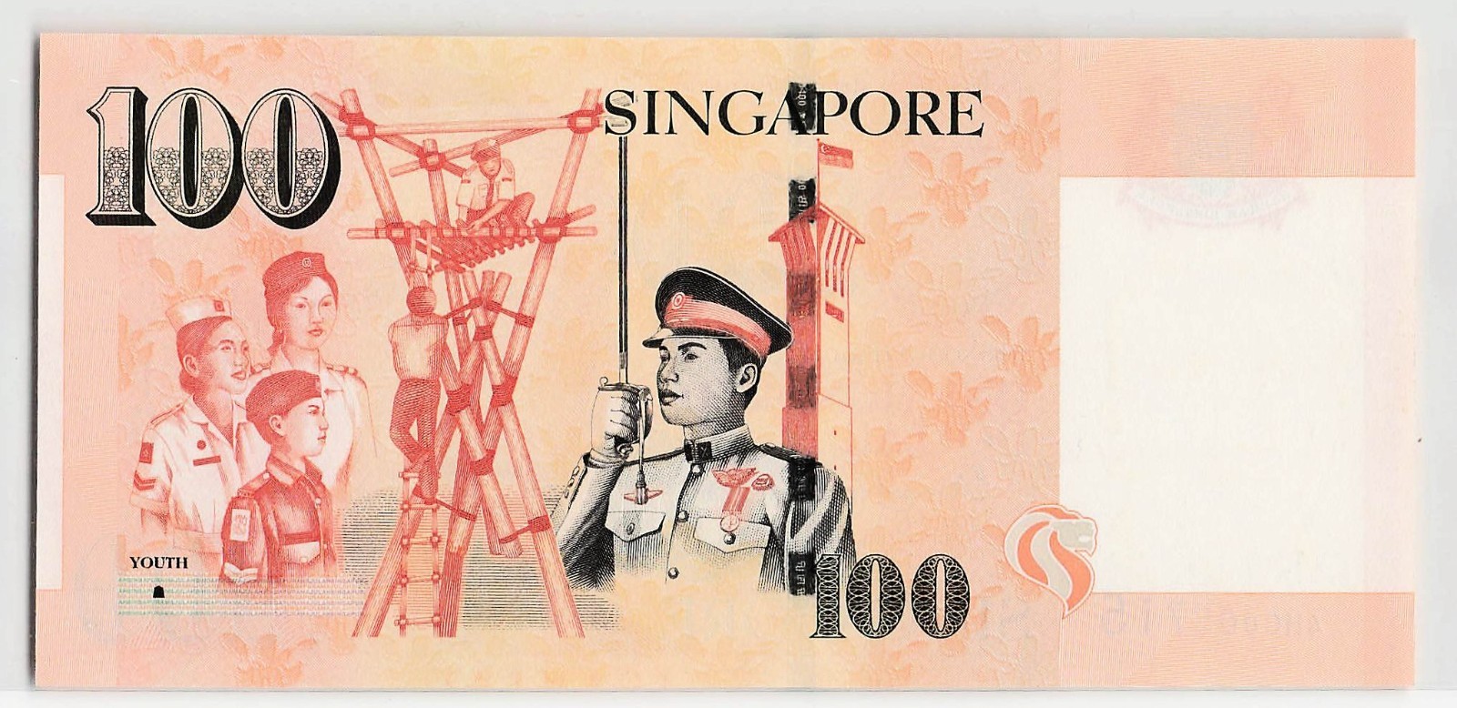 Singapore 2021, $100 P-50, Banknote.